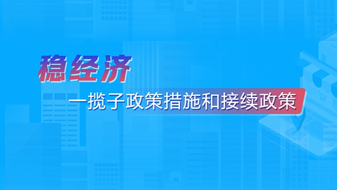 稳经济 一揽子政策措施和接继政策